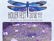 Tablet Screenshot of hollerfest.com